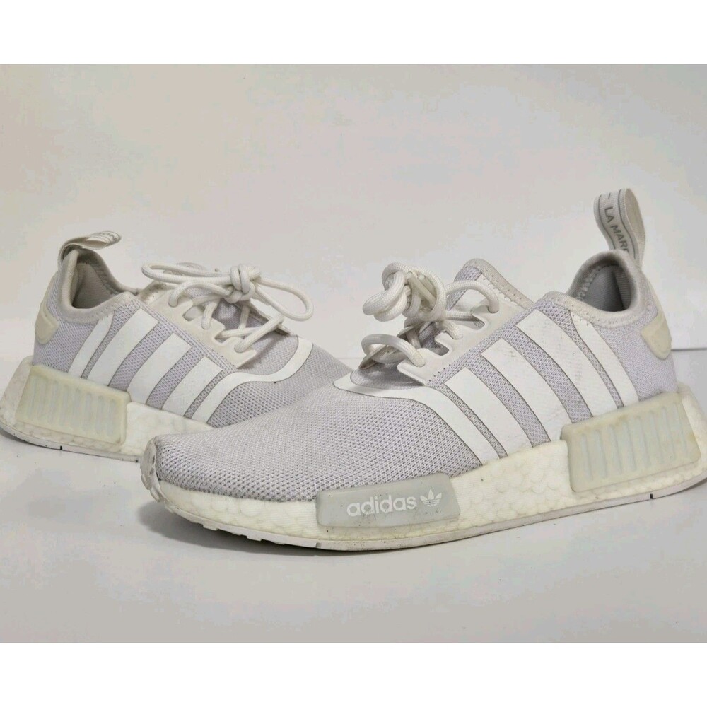 Adidas Sneakers Womens Size 5 NMD_R1  Cloud White Athletic Running Walking Shoes
